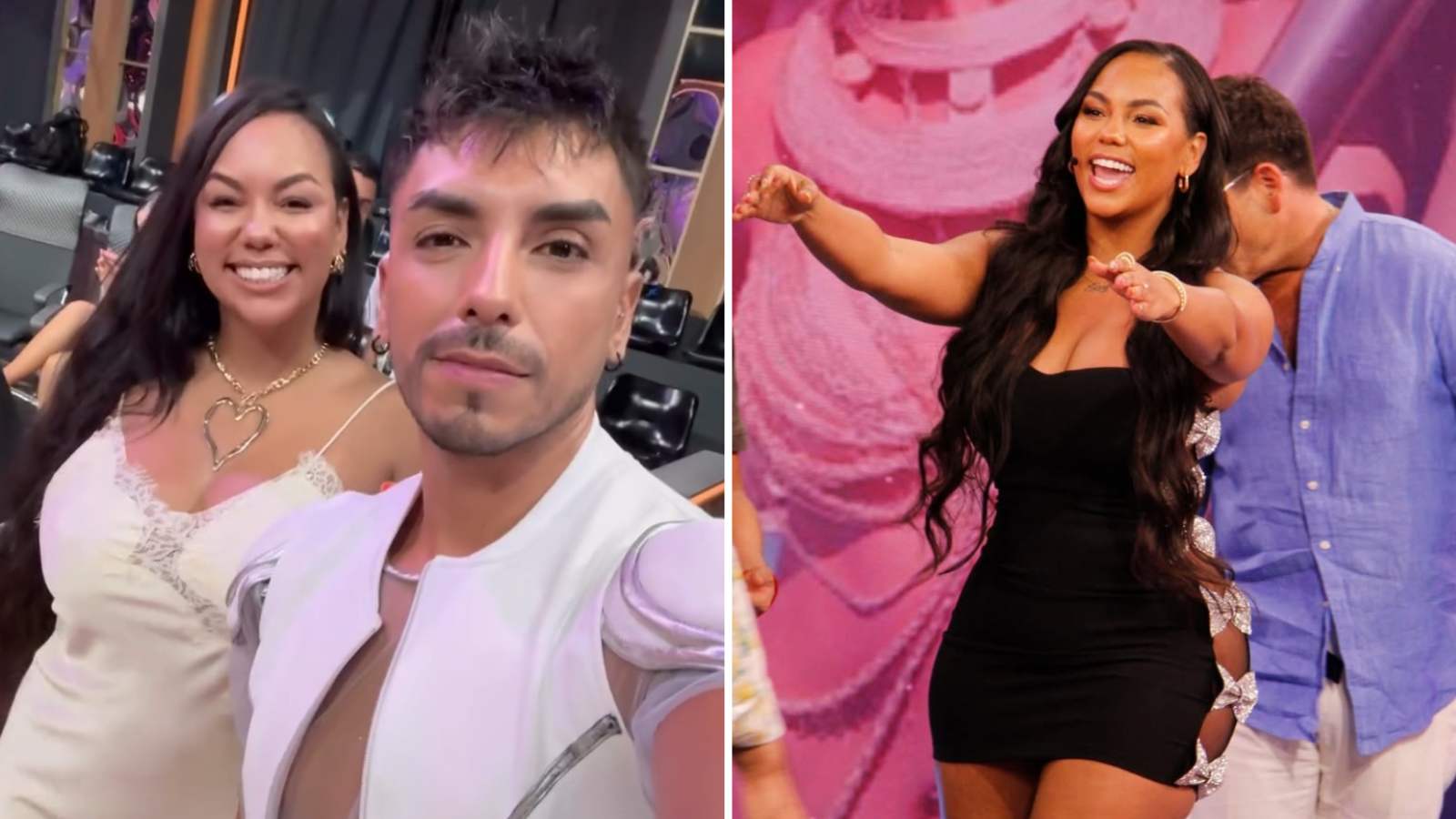 Betsy Camino junto a su bailarín de Fiebre de Baile