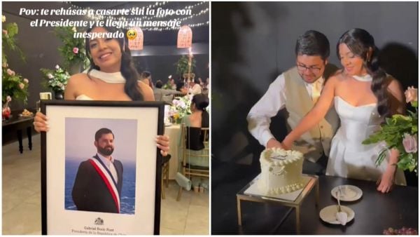 Audio de Presidente Boric a novia chilena.