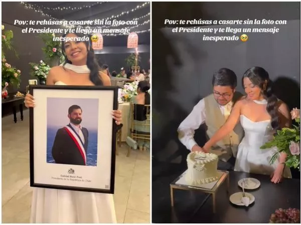 Audio de Presidente Boric a novia chilena.