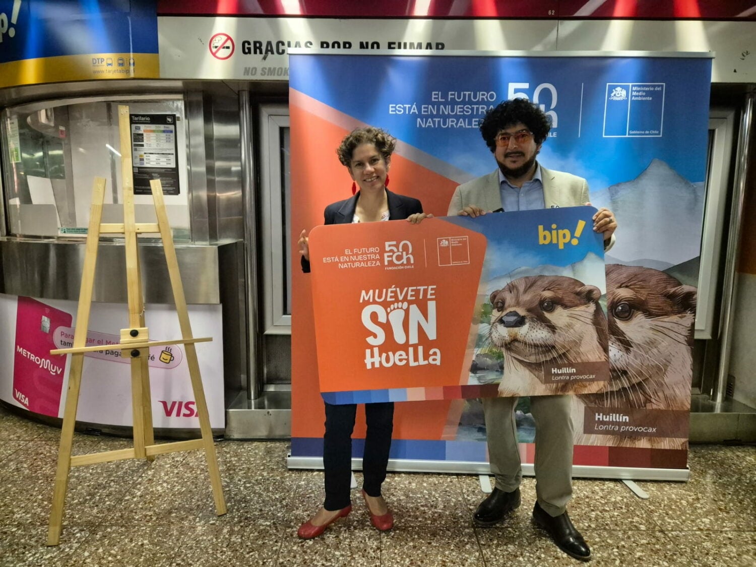 Tarjeta bip! del huillín