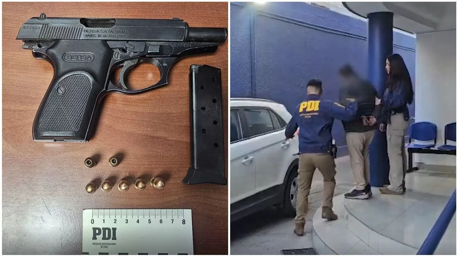 PDI detiene a imputado por homicidio en Lo Espejo.