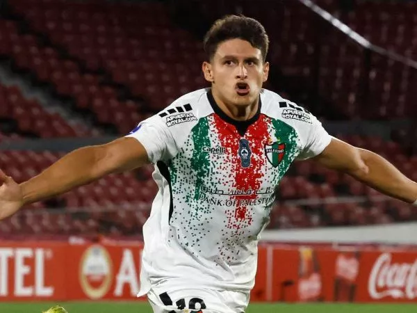 Nelson Da Silva celebrando su gol ante la Universidad de Chile