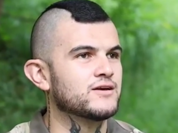 Bacardi, excarabinero chileno en la Legión Internacional de Defensa de Ucrania.