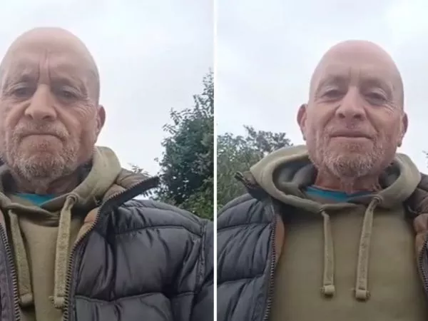 Patricio Oñate en su descargo desde el sur de Chile