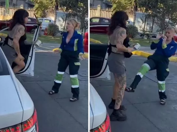 Momento de la supuesta agresión a Elizabeth Maestracci