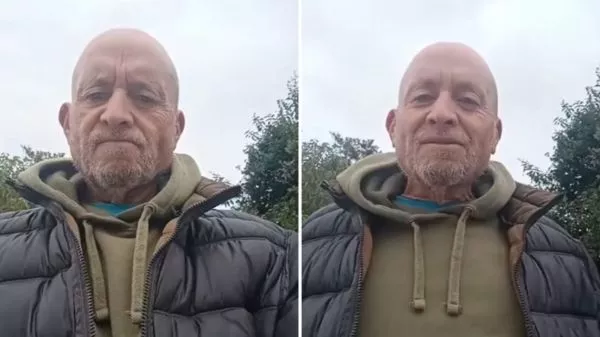 Patricio Oñate en su descargo desde el sur de Chile