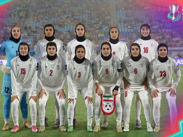 Plantel de la selección femenina de Irán en la Copa de Asia