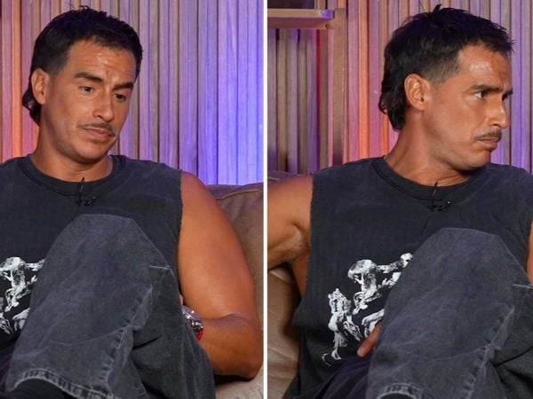 Camilo Huerta siendo entrevistado por Pamela Díaz