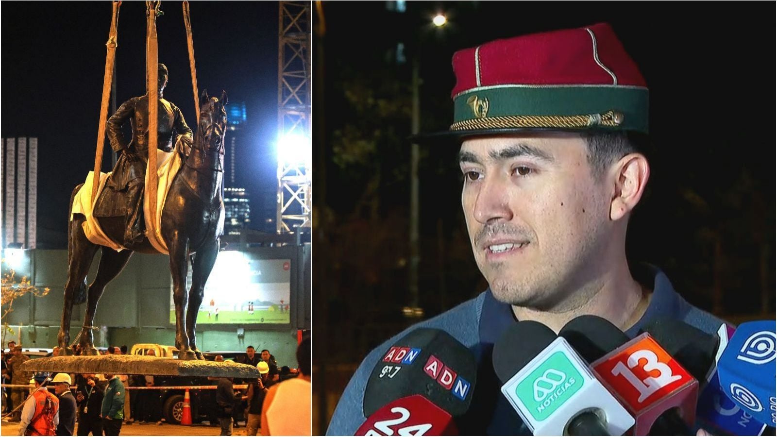 Pablo Baquedano: Regreso de la estatua a Plaza Italia 