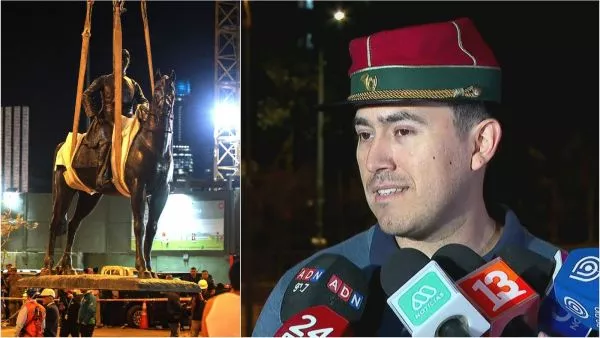 Pablo Baquedano: Regreso de la estatua a Plaza Italia 