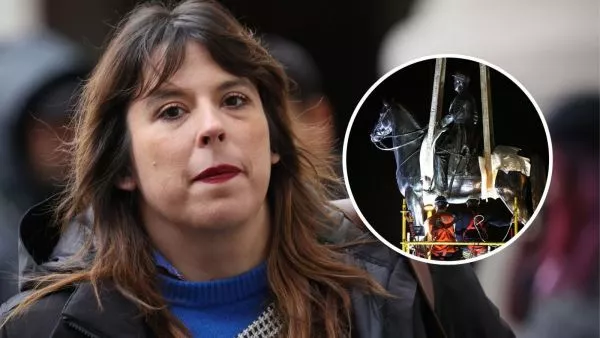 Constanza Martínez por retorno de monumento a General Baquedano.