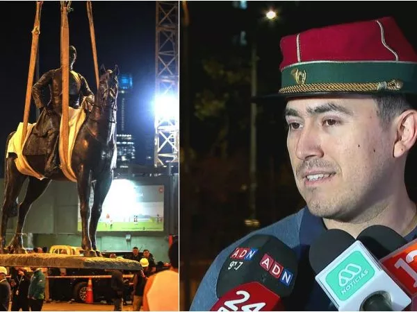 Pablo Baquedano: Regreso de la estatua a Plaza Italia 