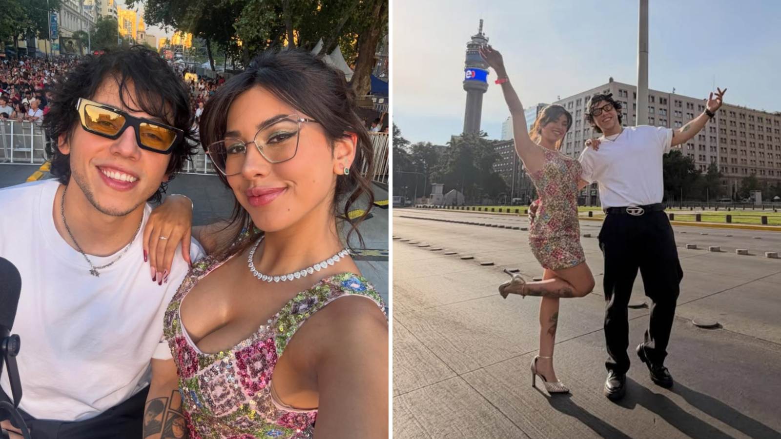 Eskarcita tomándose una selfie junto a Julitroz