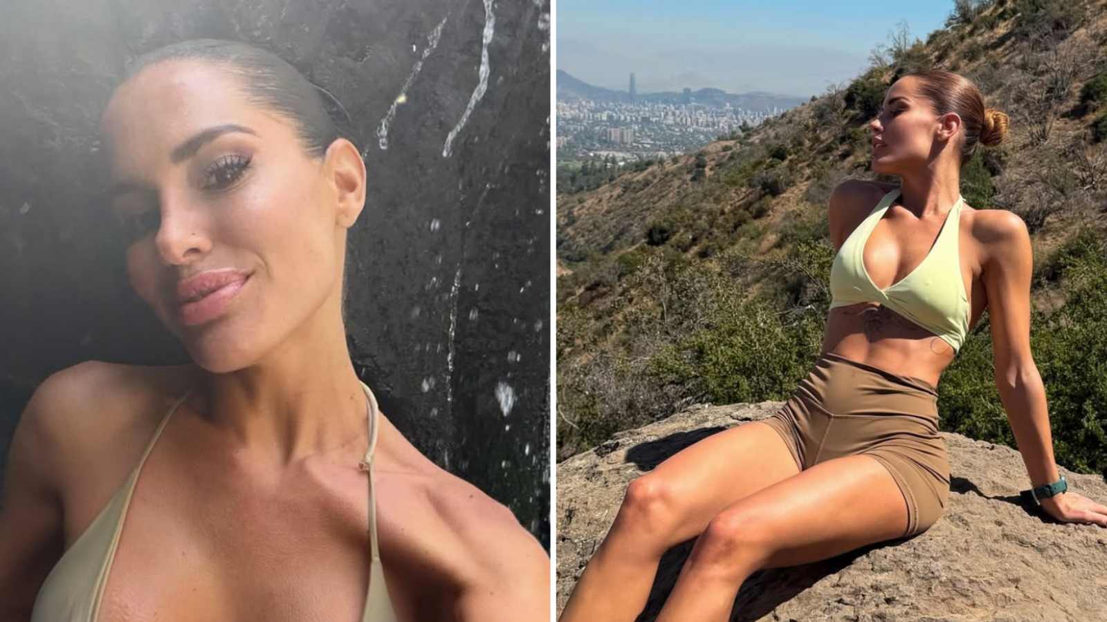 Gala Caldirola en su visita al Parque Natural Aguas de San Ramón