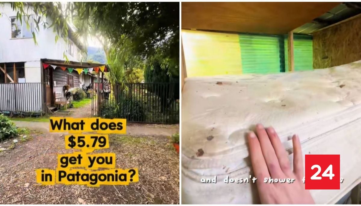"Esto no puede ser Chile": extranjera mostró alojamiento de 5 dólares en la Patagonia