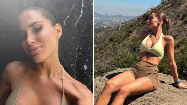 Gala Caldirola en su visita al Parque Natural Aguas de San Ramón