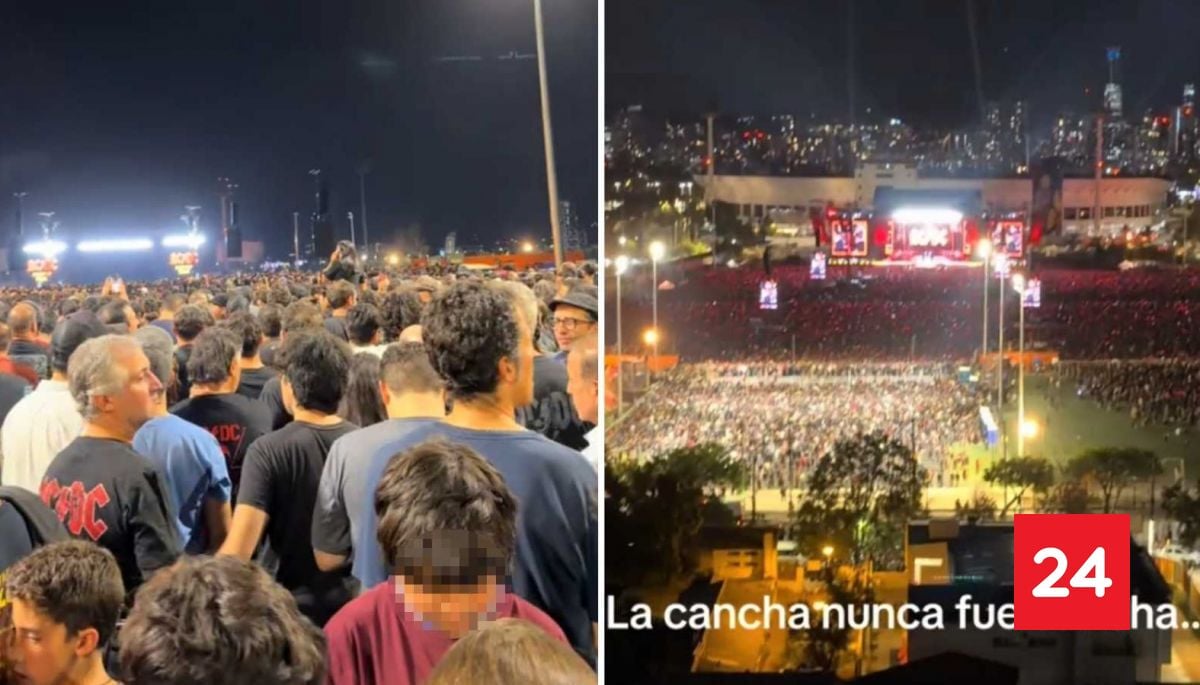 "La cancha nunca fue cancha": La imagen que se viralizó tras concierto de AC/DC