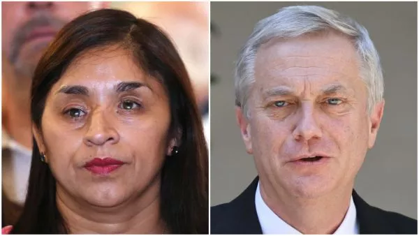 Fabiola Campillai y José Antonio Kast.