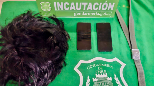 Incautan teléfonos en cárcel de Lautaro.