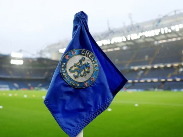 Banderín con el escudo del Chelsea