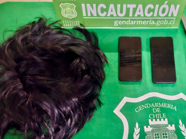 Incautan teléfonos en cárcel de Lautaro.