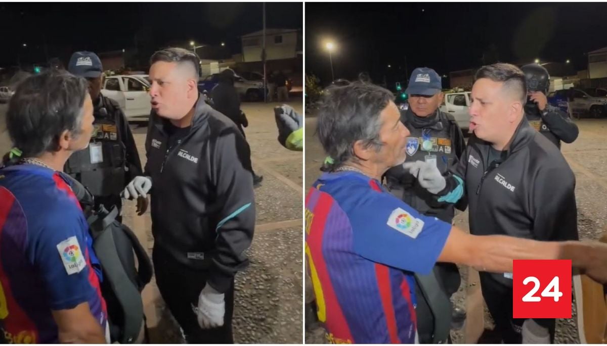 "Los niños no crecerán viendo cómo se drogan": tenso cruce de alcalde Toledo con hombre en situación de calle
