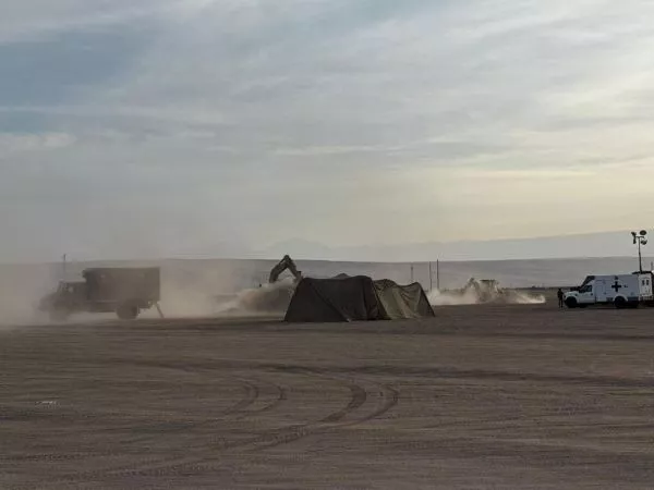 Plan Escudo Fronterizo: las imágenes de las maquinarias iniciando trabajos en el norte