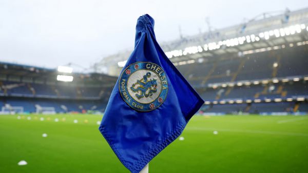 Banderín con el escudo del Chelsea