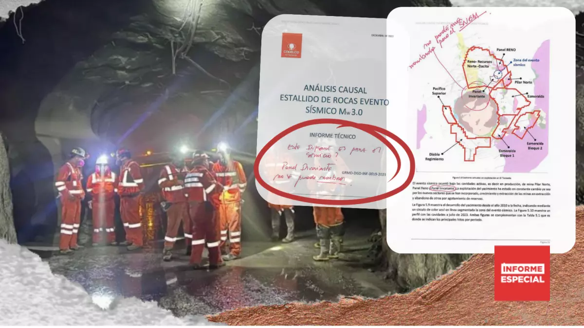 “Panel Invariante no se puede nombrar”: las omisiones clave de Codelco tras fatal derrumbe en El Teniente