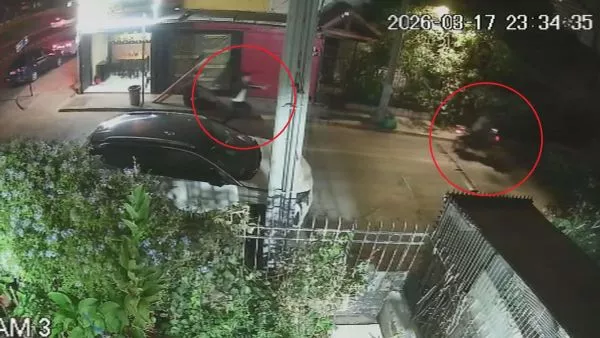 El VIDEO de PDI que baleó a delincuentes que asaltaron local en Estación Central