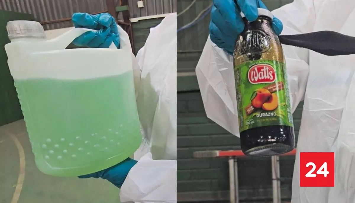 Carabineros detuvo a estudiantes que portaban elementos para confeccionar bombas molotov