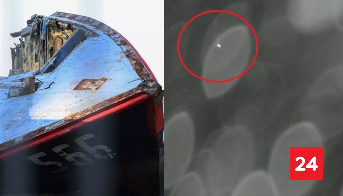 VIDEO: el momento en que la luz de la lancha Bruma desapareció y los restos pasaron por al lado de Cobra