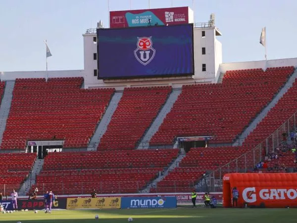 Estadio Nacional previo al partido de la Universidad de Chile ante Audax Italiano