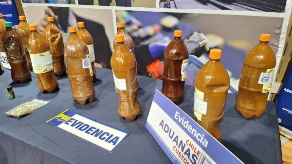 Sujetos son detenidos con 58 kilos de ayahuasca.