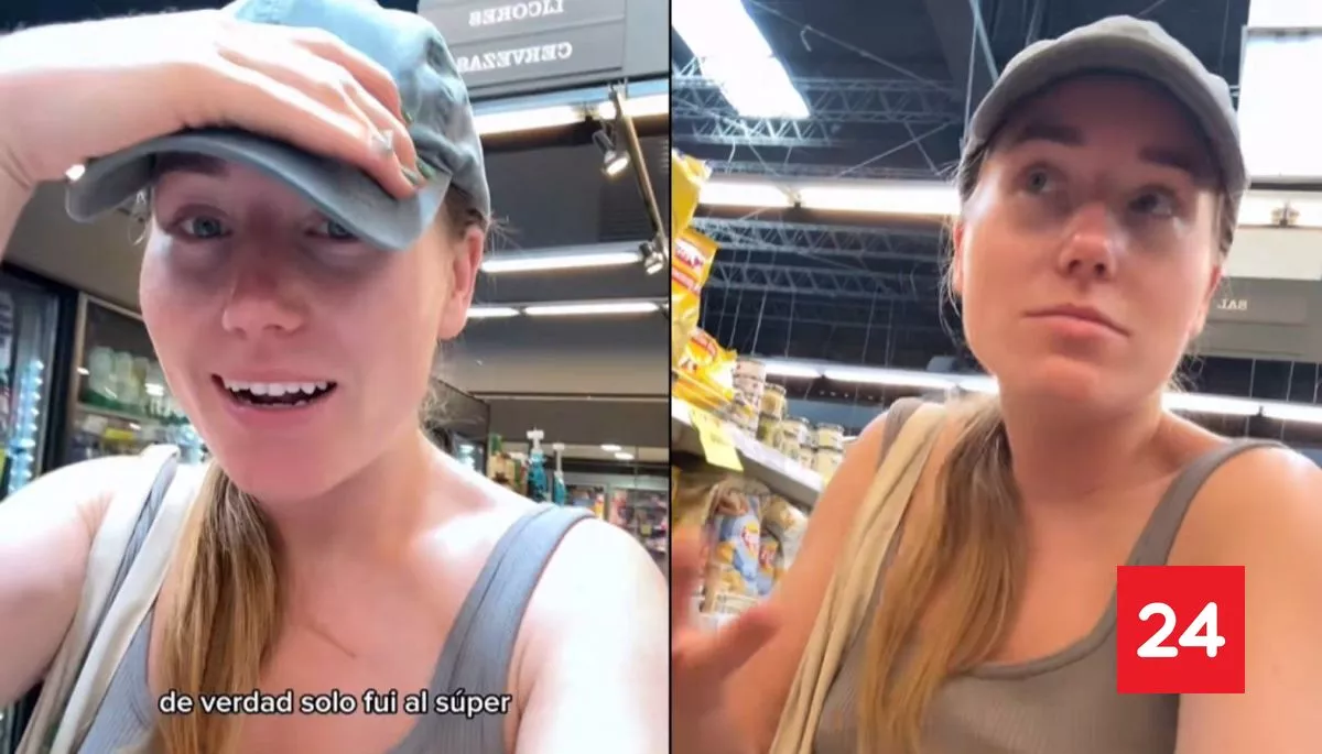 "Estoy en shock": El descargo de influencer alemana tras recibir broma en supermercado chileno