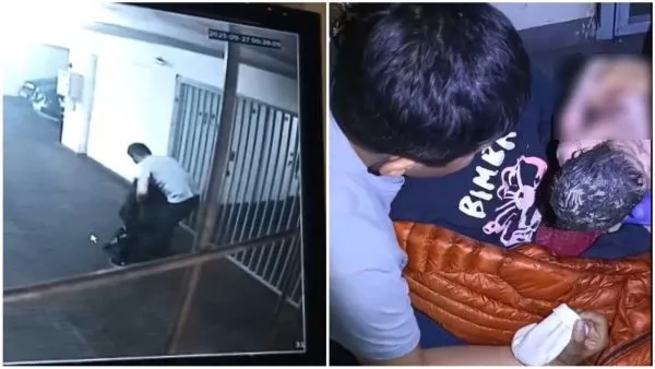 Chilena tuvo bebé en el piso de un estacionamiento en Providencia