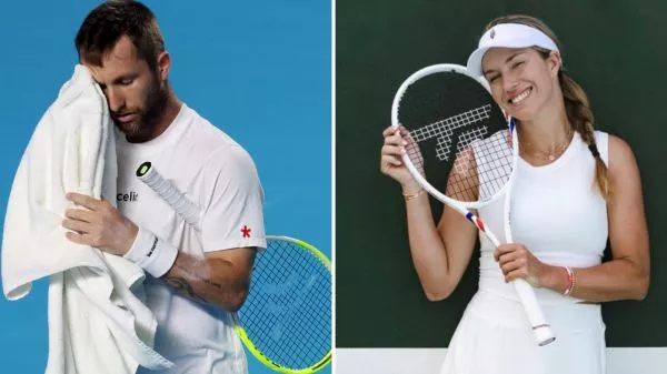 Corentint Moutet y Danielle Collins