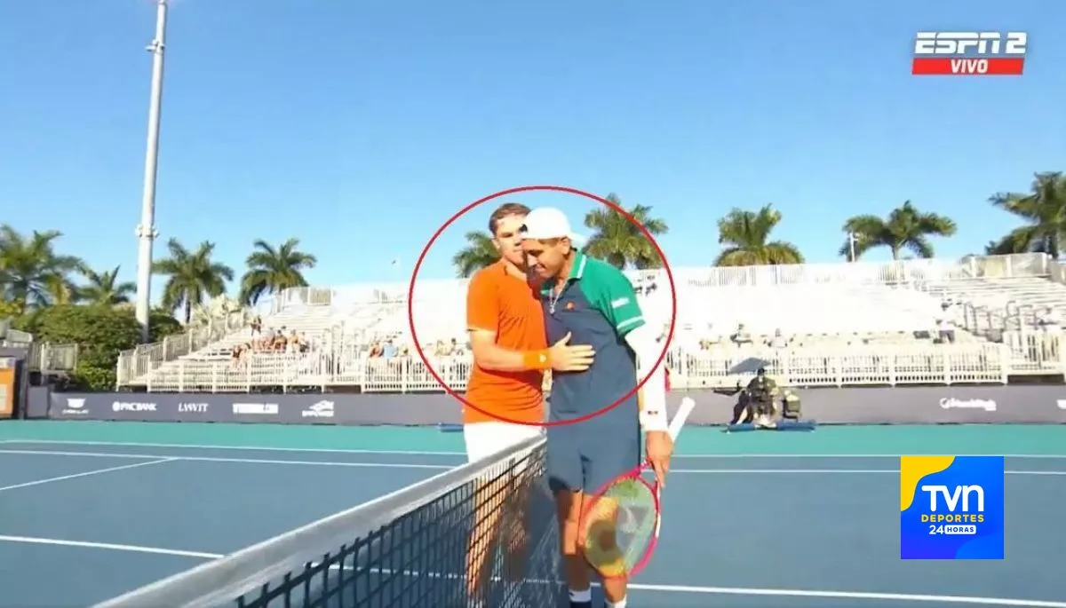 RT @24HDeportesTVN:  Tras ganarle a Tabilo en Miami: el polémico gesto de Alex Michelsen contra el público chileno