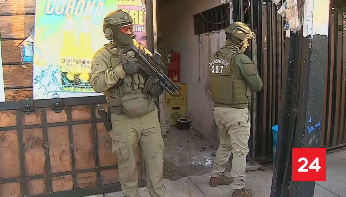 18 detenidos tras gran operativo por tráfico de drogas en diversas comunas de Santiago