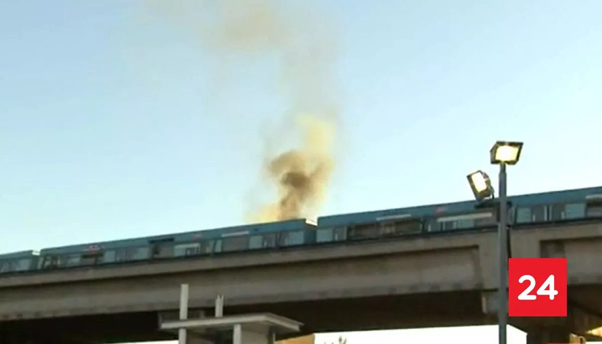 VIDEO | Corte de corriente en Línea 5 genera humo desde vagón del Metro