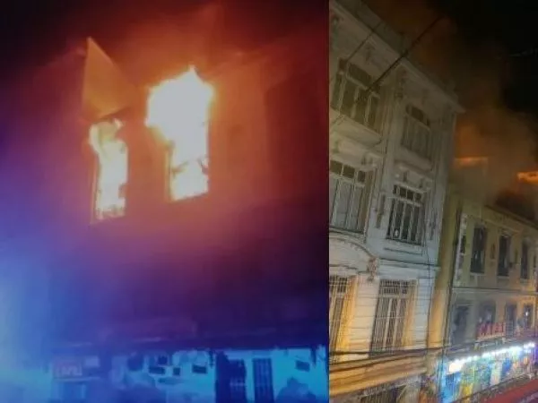 Incendio declarado en pleno centro de Valparaíso