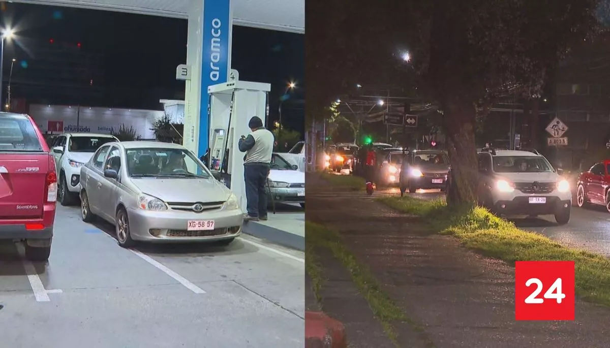 VIDEO | Se reportan largas filas en servicentros de distintas partes del país