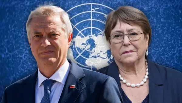 Presidenta Bachelet, durante su candidatura anunciada por el Gobierno de Boric