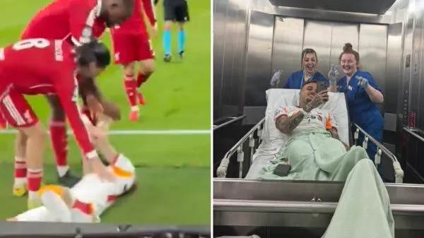 Noa Lang y las secuelas de casi perder el dedo en la Champions League