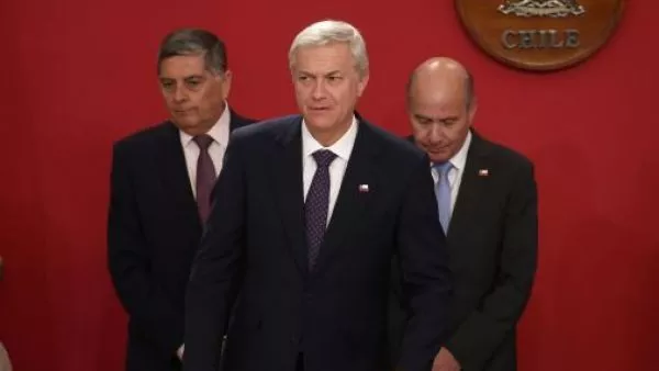 José Antonio Kast y ministros Claudio Alvarado y Jorge Quiroz