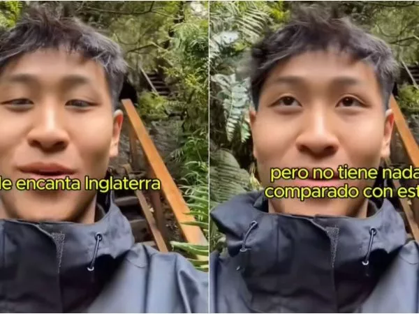 Influencer chino-británico alucina con esta zona de Chile