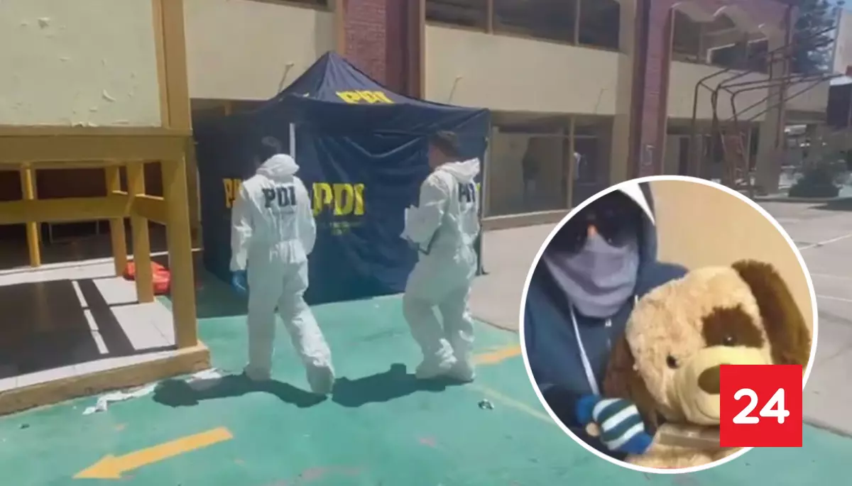 VIDEO clave del ataque: revelan fotos en redes del alumno que apuñaló a compañeros y mató a inspectora