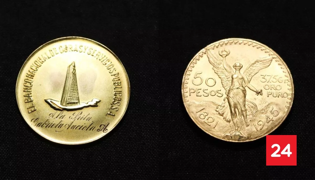 "Tía Rica" rematará online monedas de oro: superan los $60 millones
