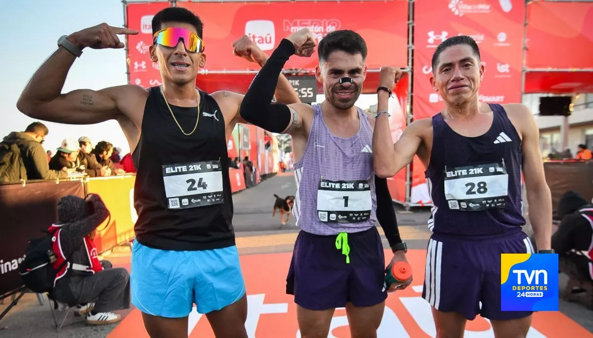 Matías Silva y Carlos Díaz conquistaron el Medio Maratón de Viña 2026