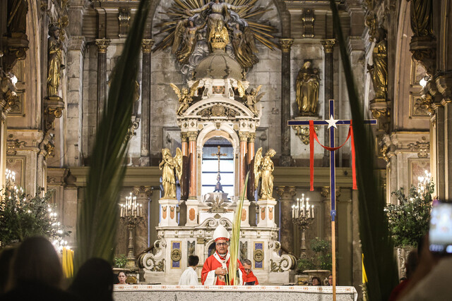 Catedral de Santiago en Semana Santa
